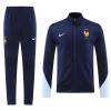 Chaqueta De Entrenamiento Trajes Francia 2024-25 Armada - Hombre